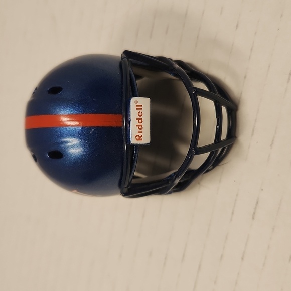KU Mini Football Helmet Riddell - Picture 3 of 6